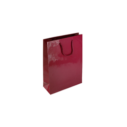 Extra Small Tiny Burgundy Paper Bag